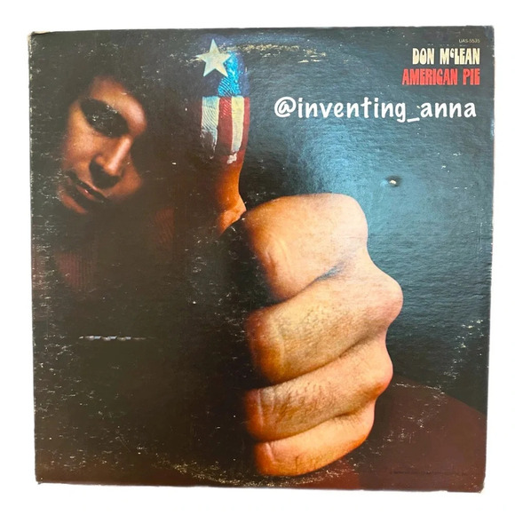 DON McLEAN AMERICAN PIE ~ vintage circa 1971 original album cover and sleeve - Picture 1 of 5
